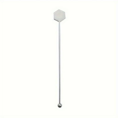 

loyun Steel Cocktail Stirring Rod - Durable Easy-To-Clean Mixing Stick For Drinks Juice Accessory With Decorative Handle Reusable Party & Wedding Tool Fits Various Dining Setting