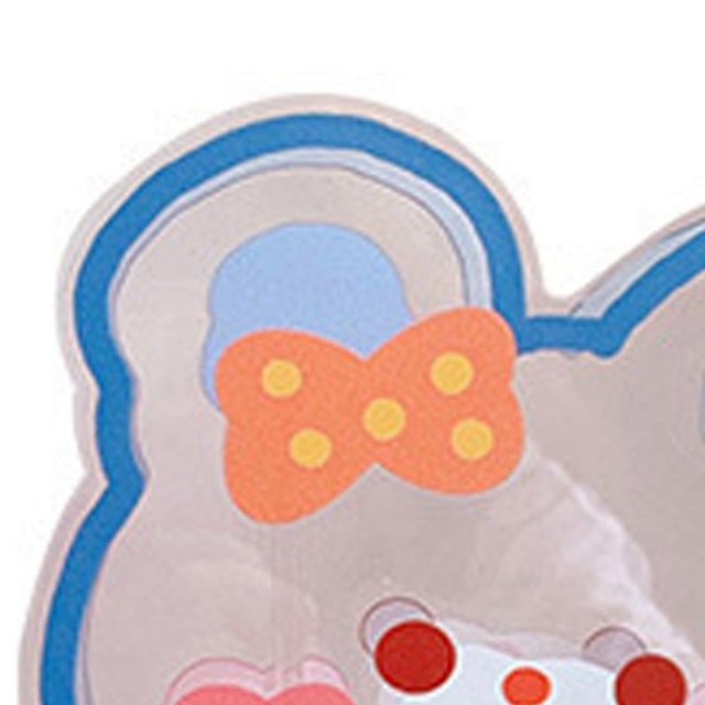 Transparent Pen Container Multifunctional Cute Cartoon Acrylic Makeup Brush Storage Case for Office Desk Makeup Table Cute Bear