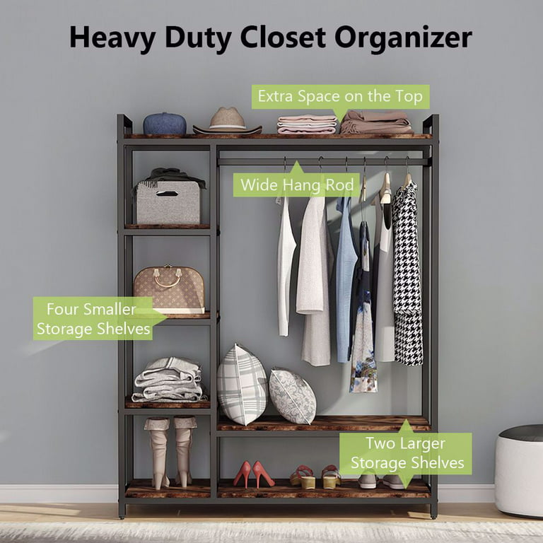 Heavy-Duty Hanging Closet Organizer