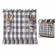 thumbnail image 4 of Oven Skirt Curtain with Tie Top, Farmhouse Decorative Stove Door Panel Curtain, Rustic Kitchen Decor for Country Home Kitchen Decoration, 4 of 6