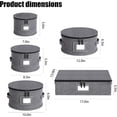 thumbnail image 2 of Quilted Dish Moving Boxes with Dividers, 5-Piece Set for Packing Plates, Wine Glasses & Fine China, Padded Storage Containers for Secure Moving & Organization, 2 of 6
