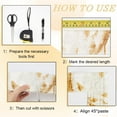 thumbnail image 5 of 2 Rolls 91x3 Inch Self Adhesive Crown Molding Baseboard Trim Peel and Stick Foam 3D Wallpaper Border Flexible Mirror Wall Base Edging Frame Lines for Home DIY Furniture Decor (White) Mixed Color, 5 of 6