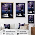 thumbnail image 4 of Designart "Silhouetted Shiraz I" Wine Floater Framed Wall Art Living Room, 4 of 5