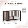 thumbnail image 4 of Dream On Me Synergy MOD Crib, Made with Sustainable New Zealand Pinewood, 4 of 9