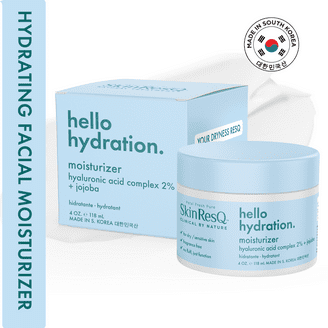 Tree To Tub Hydrating Face Moisturizer, Water-Based Hyaluronic