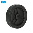 thumbnail image 3 of Uxcell Air Compressor Wheel Universal Air Compressors Wheel Replacement Parts for Easy Mobility Black 5 Inch, 3 of 6