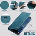 thumbnail image 2 of Funda tipo cartera para Samsung Galaxy S21 Plus, de piel, con tarjetero, función atril, cierre magnético y bloqueo RFID de TPU a prueba de golpes, compatible con S21 Plus, 2 of 8