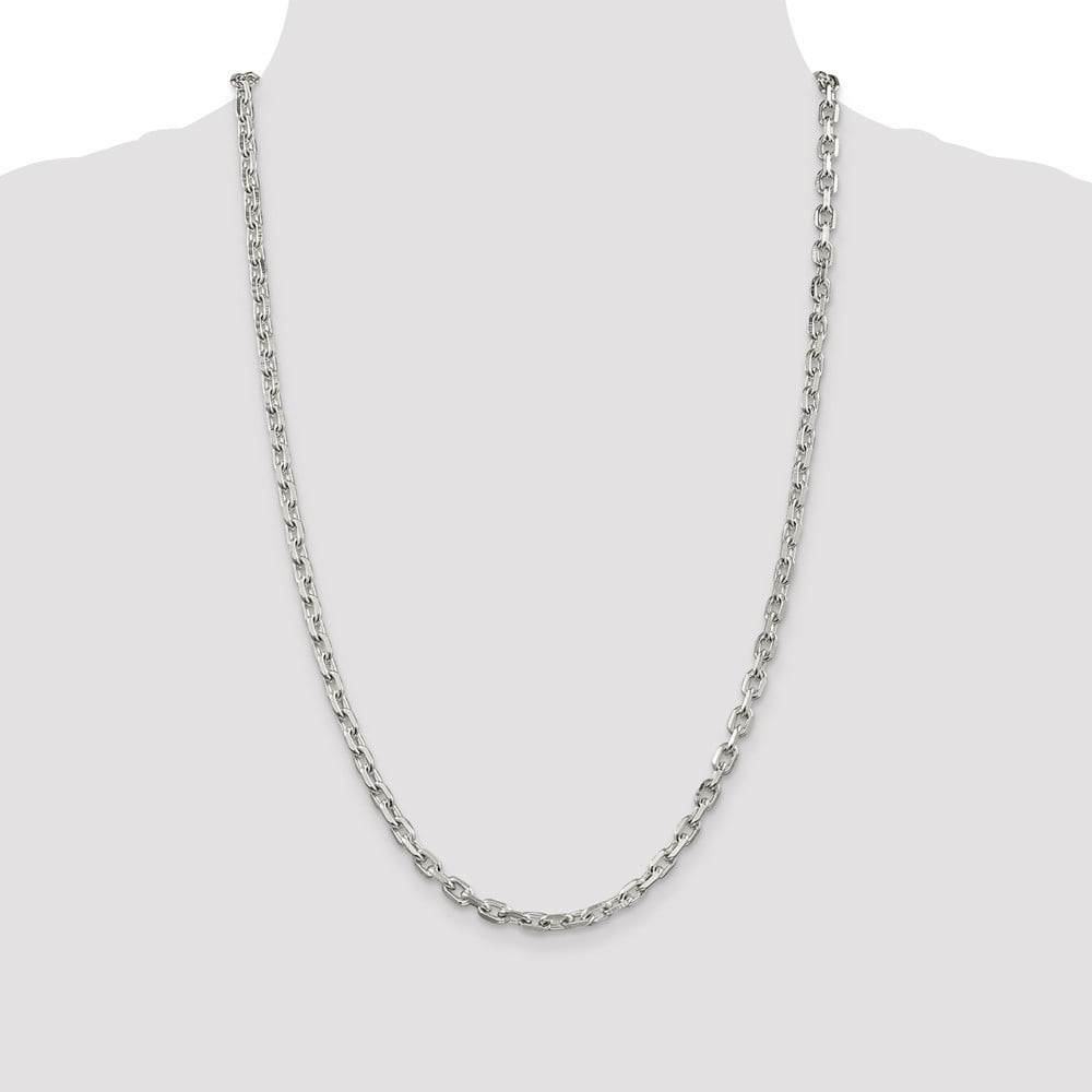 Sterling Silver Chain Necklace - 28.2 Grams - 20 Inch - 4.9mm