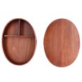 thumbnail image 2 of Bento Container, Bento Box 6.9x5.1x2.6in Natural Composite Wood  For Adult Student Worker, 2 of 8