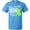 Pacific Blue, variant on Inktastic Our Family Fights Together Lymphoma Awareness Lime Ribbon T-Shirt
