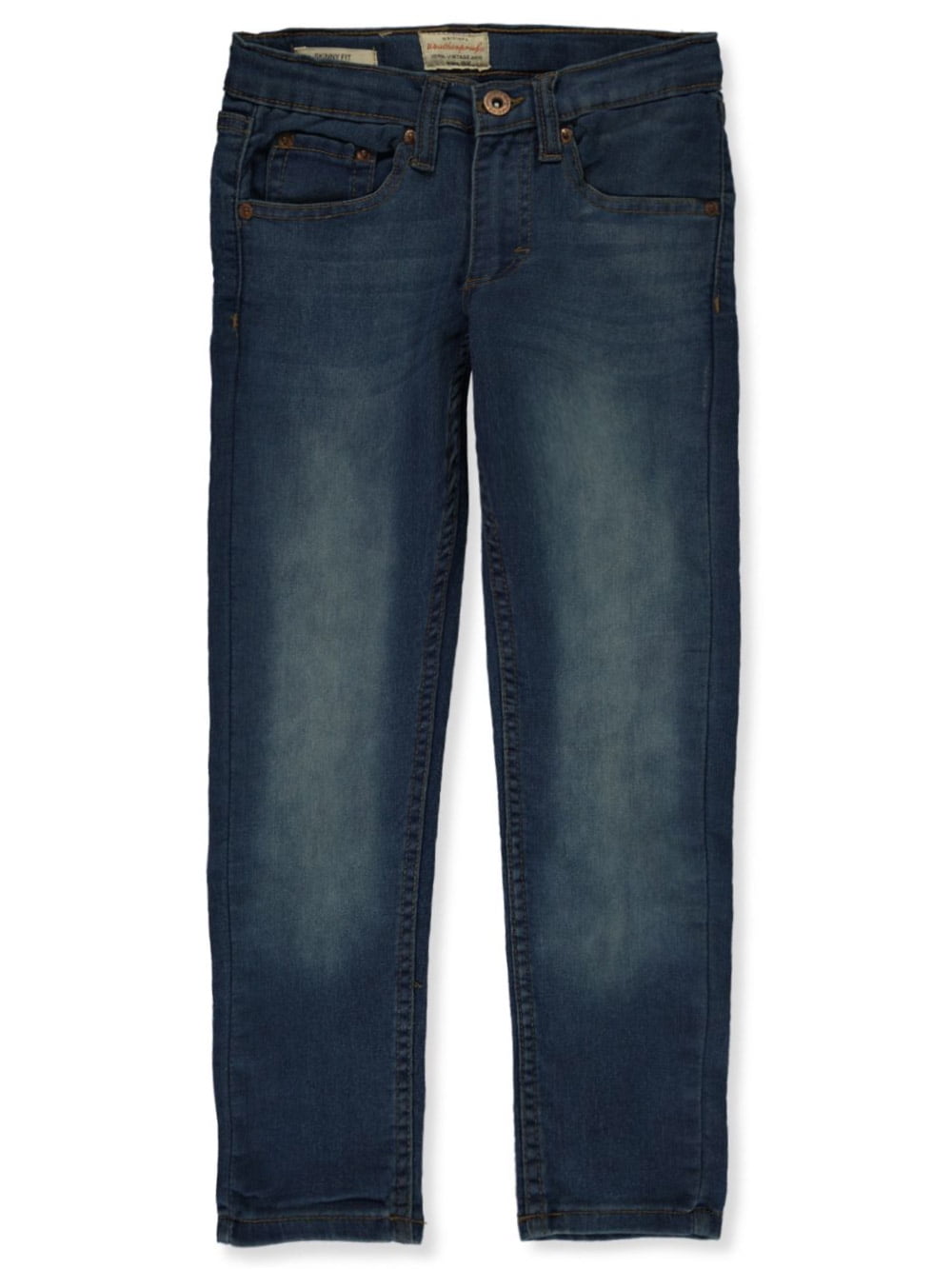 Weatherproof Vintage Boys' Skinny Jeans rustic indigo, 5 (Little Boys