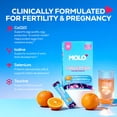 thumbnail image 6 of Molo Conception Supplement Drink Mix, Supports Fertility & Egg Quality Support, Sweet Orange, 30 pack, 6 of 12