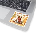 thumbnail image 3 of Welcome Fall Brittany Enjoys School Time Autumn Fall Leaves Vinyl Sticker Brittany Dog Lover Gifts Idea Waterproof Decal Art Decor - 02013, 3 of 5