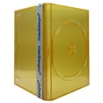 thumbnail image 2 of CheckOutStore 200 Standard Clear Orange Color Single DVD Cases, 2 of 3