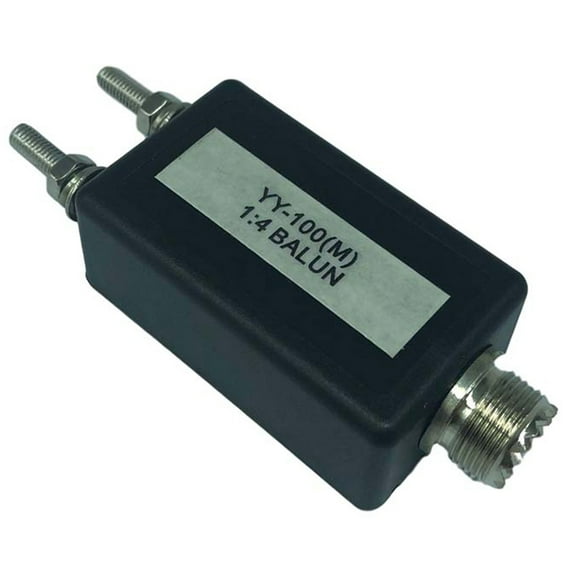 100W 1:4 HF Shortwave Antenna Balun QRP Mini Baluns for M Type Interface HF Frequency