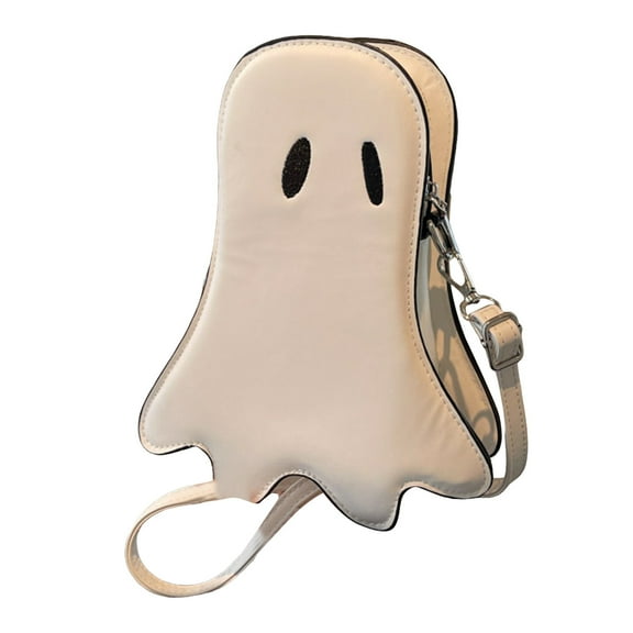 Halloween Purse Ghost Messenger Shoulder Bag for Women Novelty Ghost Satchel Bag Funny Halloween Accessories