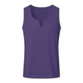 thumbnail image 3 of Bcfgryg Men's V Neck Tank Tops Sleeveless Undershirt For Summer Casual Wear Vest for Men, 3 of 4
