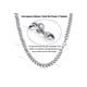 thumbnail image 3 of Collar Estilo Xtellar Cubano Unisex De Acero Inoxidable, 3 of 3