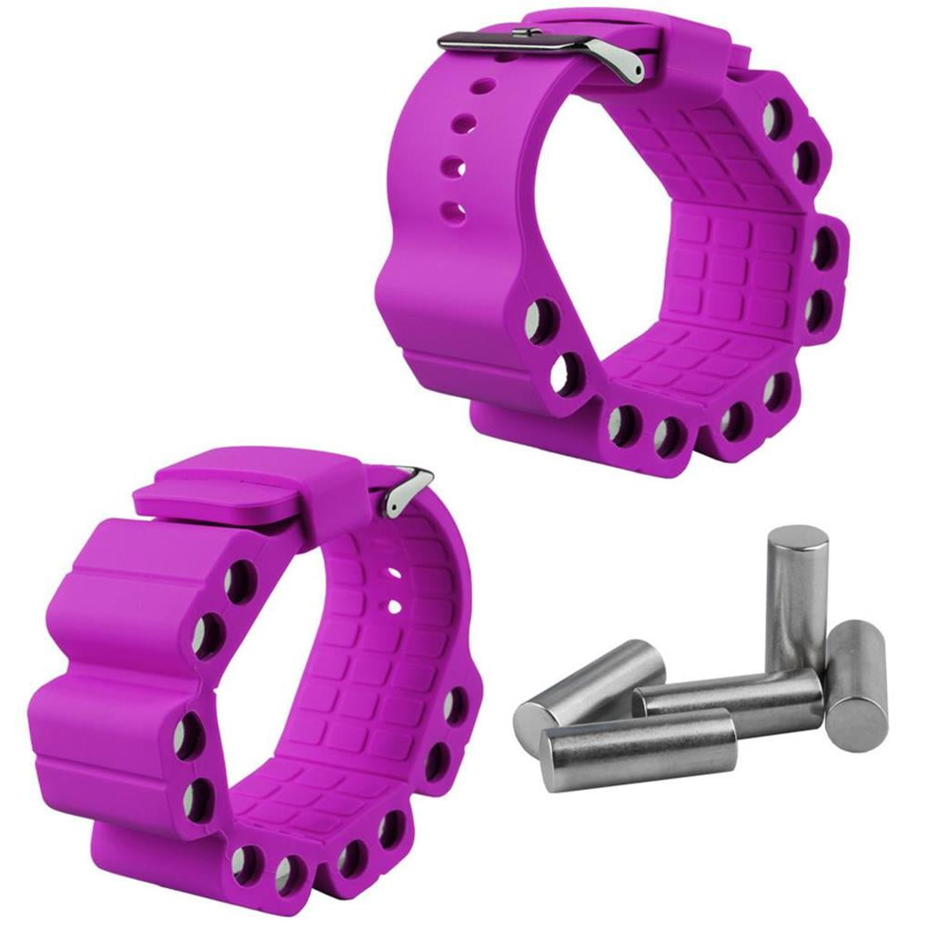 2Pcs Adjustable Wrist Weights Wearable Wrist Ankle Weights Bracelet for
