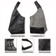 thumbnail image 3 of Bolso YLYYHH Oversized Hobo de cuero vegano negro para mujer, 3 of 6