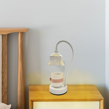 dwsnxt Metal Candle Warmer Lamp,Stepless Dimming, Fits All Candle Sizes, Odor Eliminator, Safe Soot-Free, Perfect for Home Use - Includes 1 Bulb White