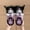 Black Kulomie, variant on Cute 3D Cartoon Figure Closed Toe Warm Plush House Slippers, Fuzzy Fleece Lined Cozy Indoor Cotton Slides, 4 Styles Multi Sizes Ideal Birthday Gift