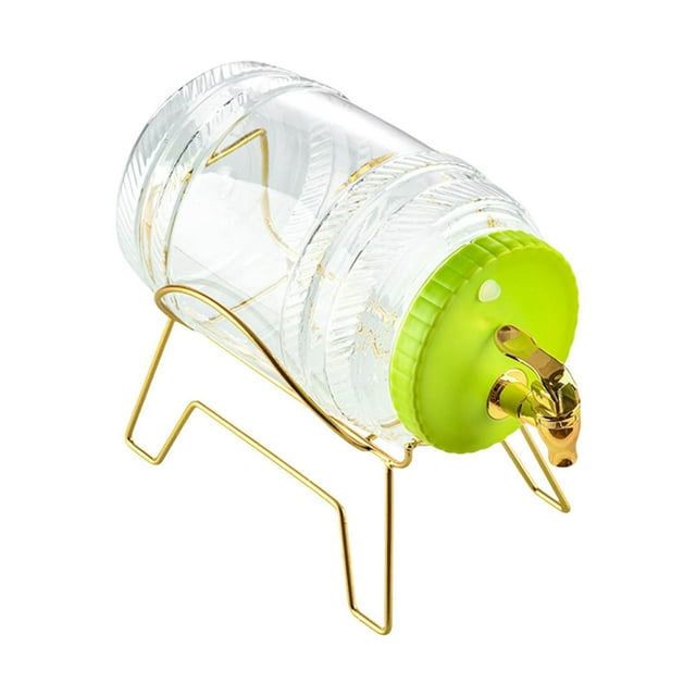 Dispensador de bebidas heladas de 3,5 l, dispensador de bebidas heladas, refrigerador, tetera, agua fría con soporte