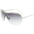 thumbnail image 1 of Guess Gradient GF6002-10B-00 Silver Wrap Sunglasses, 1 of 3