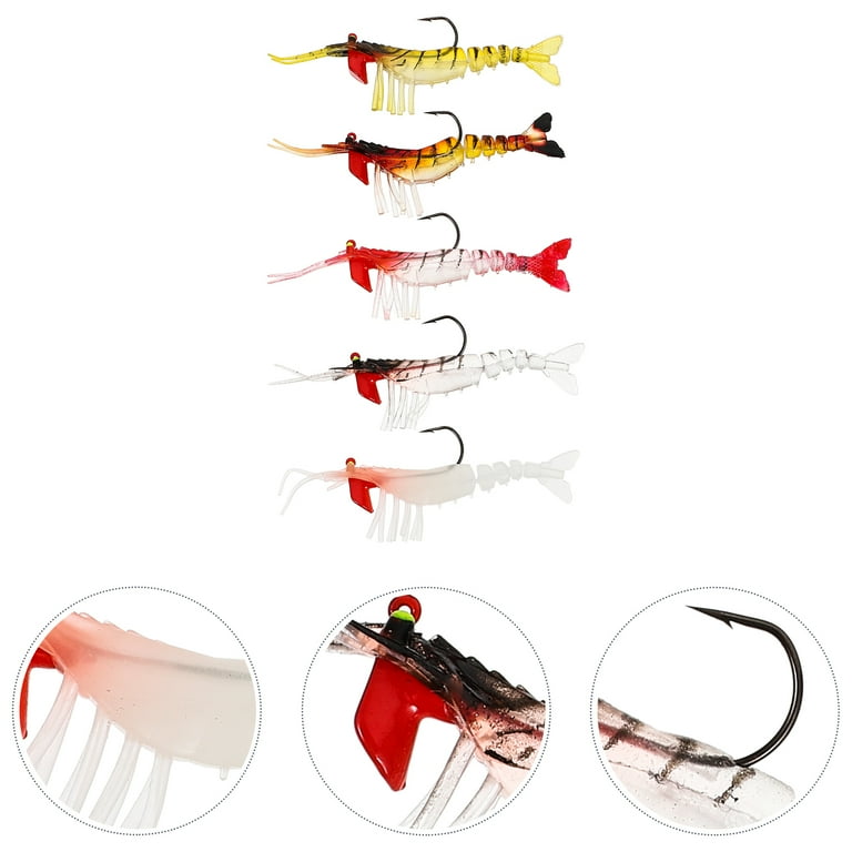 Fishing Shrimp Baits Lures Artificial Bait Baits Lures Trout Bass Pvc  Topwater Lures Saltwater Jointed Swimbaits Swim