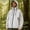 White, variant on Jacket for Men Casual Fashion Solid Color Long-Sleeved Hooded Zipper Pocket Stormtrooper Jacket Winter Jackets for Men