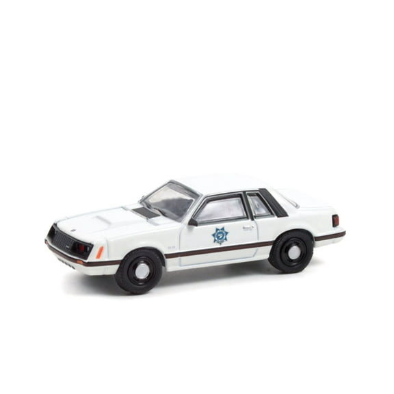 Arizona Department of Public Safety 1982 Ford Mustang SSP, Black - Greenlight 42970A/48 - 1/64 scale Diecast Model Toy Car