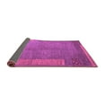 thumbnail image 2 of Ahgly Company Indoor Square Abstract Purple Modern Area Rugs, 4' Square, 2 of 4