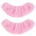 thumbnail image 1 of Elastic Skating Cover Skate Cover Plush Ice Skating Hockey Skates Cover (Pink XL), 1 of 4