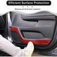 thumbnail image 3 of TINKI 2PCS Front Door Panel Cover Protector Trim for Honda Pilot 2016-2022/ Ridgeline 2017-2023/ Passport 2019-2023, Soft Carbon Fiber Car Door Panels Guard Anti Kick Sticker Accessories, 3 of 7