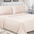 thumbnail image 2 of Superior Tierney Cotton Percale Deep Pocket Sheet Set, Full, Ivory, 2 of 6
