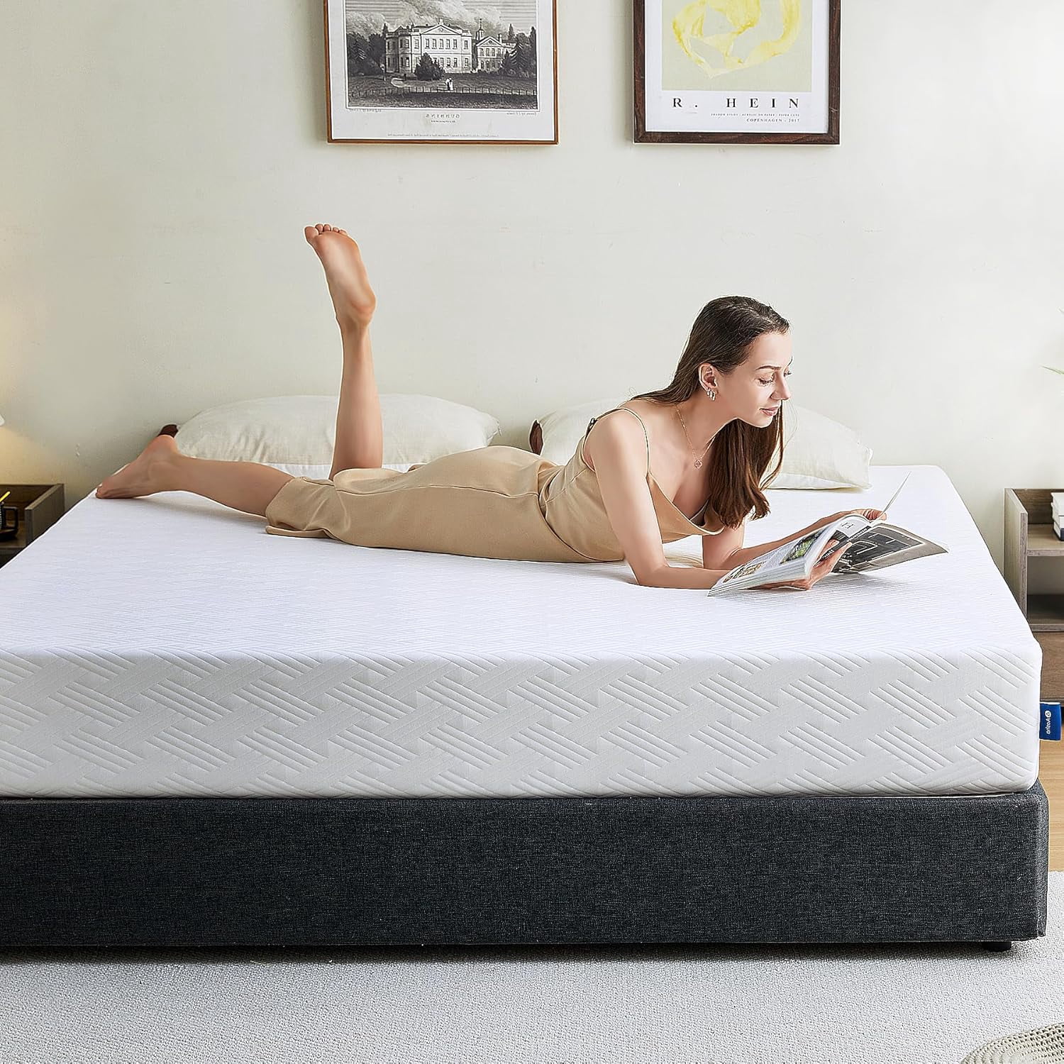 8-Inch Full Size Memory Foam Mattress, Medium Firm, Cooling, Pressure Relief, Bed-in-a-Box