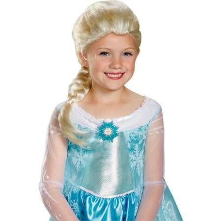 Morris costumes DG79354 Frozen Elsa Wig Child
