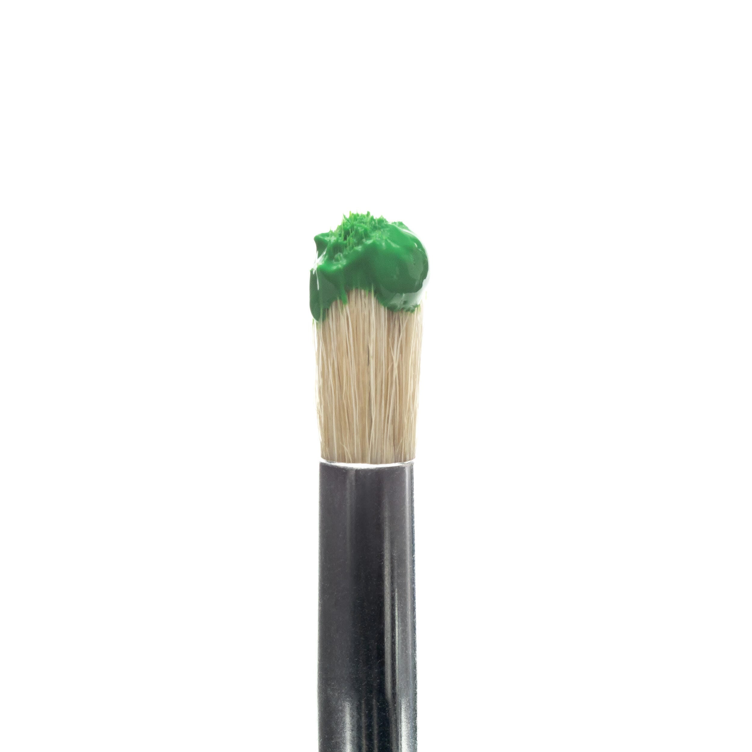 School Smart Non-Toxic Stubby Plastic Handle Paint Brush Pack, 7-1/2 in, Assorted Color, Pack of 10