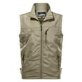 thumbnail image 1 of Gilet d'Extérieur pour Hommes Automne Hiver Chaud avec Fermeture Éclair Veste Décontractée pour Homme Mode Superposition, 1 of 4