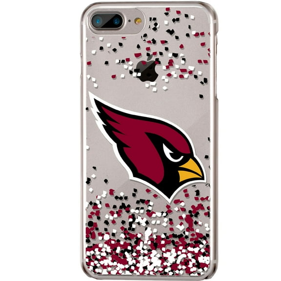 Arizona Cardinals iPhone Clear Case with Confetti Design