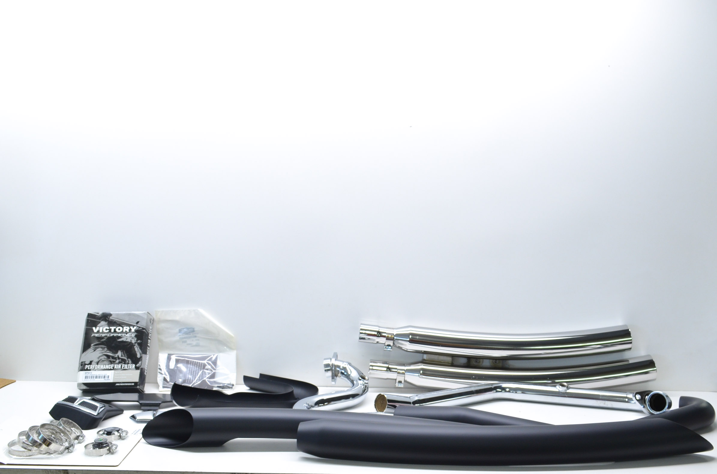 クロームパーツ OEM VICTORY 2878160266ステージ1 XBow Exhaily System Chrome Nos