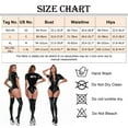 thumbnail image 2 of Women's Short Sleeve Sexy Leotard One Piece Metallic Bodycon Zipper Crotch Wet Look Bodysuit Teddy Shiny Stretch Lingerie Costume Black, 2 of 4