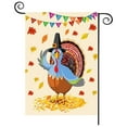 thumbnail image 1 of Coofit Autumn Flag Turkey Vertical Decorative House Flag Garden Flag for Thanksgiving, 1 of 10