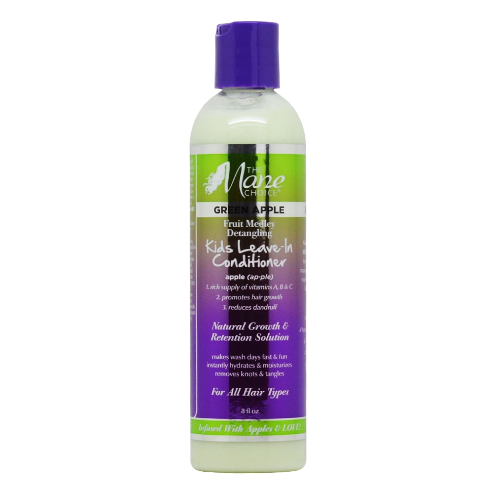 The Mane Choice Green Apple Fruit Medley Kids Detangling Leavein