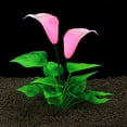 thumbnail image 3 of Flmtop Aquarium Ornament Fadeless Aquatics Accessories Bright Color Simulation Flower Landscape Decor for Home, 3 of 9
