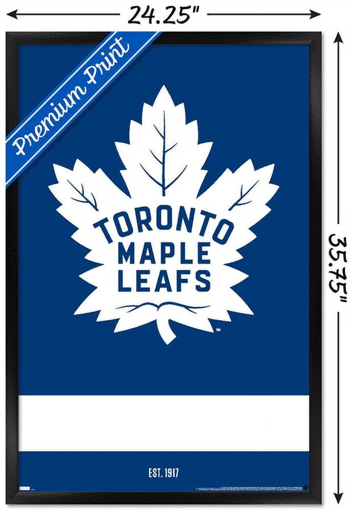 NHL Toronto Maple Leafs - Logo 21 Wall Poster, 22.375" x 34", Framed