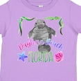 thumbnail image 4 of Inktastic Daytona Beach Florida Cute Swimming Manatee Boys or Girls Toddler T-Shirt, 4 of 5