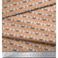 thumbnail image 2 of Soimoi Poly Georgette Fabric Cat Animal Print Fabric by Yard 42 Inch Wide, 2 of 3