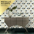 thumbnail image 2 of RoomMates Geometric Triangle Peel &amp; Stick Wallpaper BOGO 25% Off, 2 of 2
