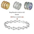 thumbnail image 2 of EOEMY Magic 2-In-1 Folding Retractable Telescopic Ring Bracelet Women Men Jewelry Gift-#7, 2 of 9